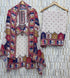Designer Wear Trending Top With Printed Work And Real Mirror Work With Plazzo And Dupatta Set